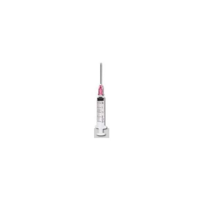 Nipro 2.5ml Syringe with Needle(22G,1), Box of 100