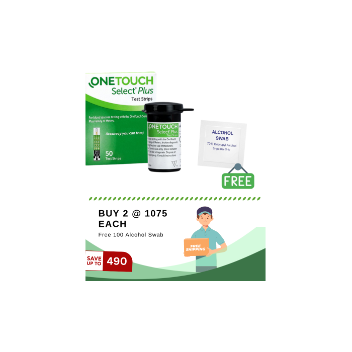 Gluco Test Strips and Lancet Big Combo with Bigger Savings