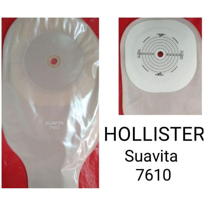 Hollister SUAVITA 7610 (10-70mm) One-Piece Drainable Pouch With Tape