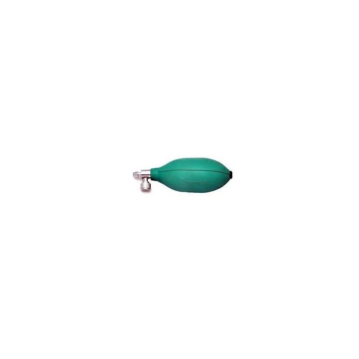 Diamond Rubber Bulb with Back Valve Green
