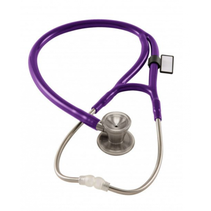 MDF Classic Cardiology Dual Head Titanium Stethoscope- Purple (Purple Rain) (MDF797T08)