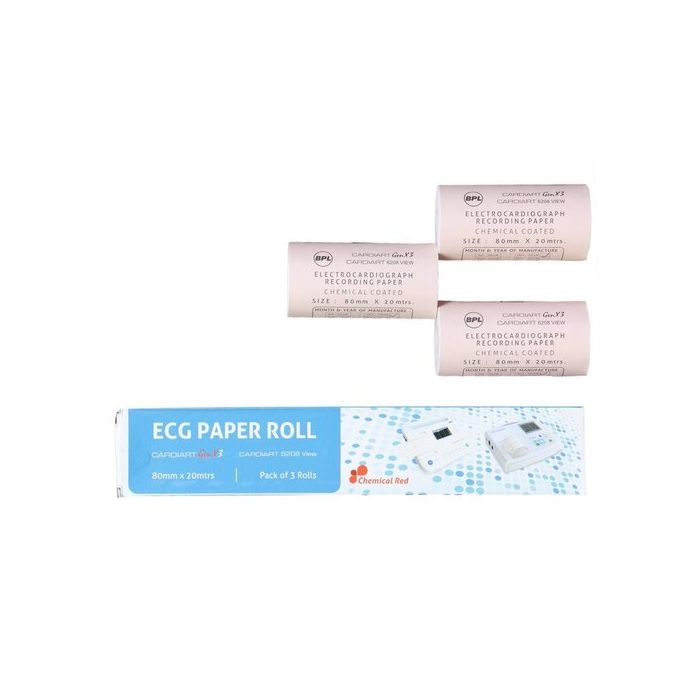 BPL Thermal Paper for 6208V - 80mm x 20mtr, Box of 15