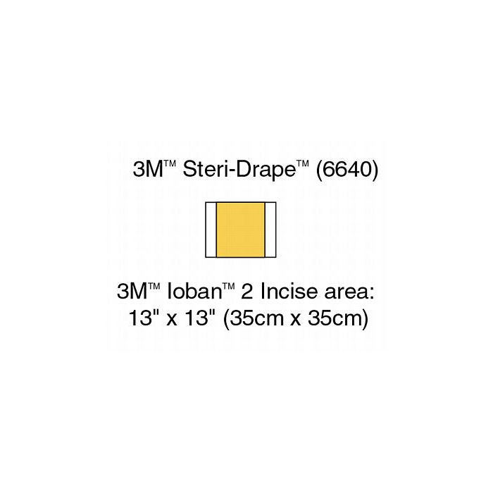 3M Ioban Antimicrobial Incise Drapes 6640, Box of 10