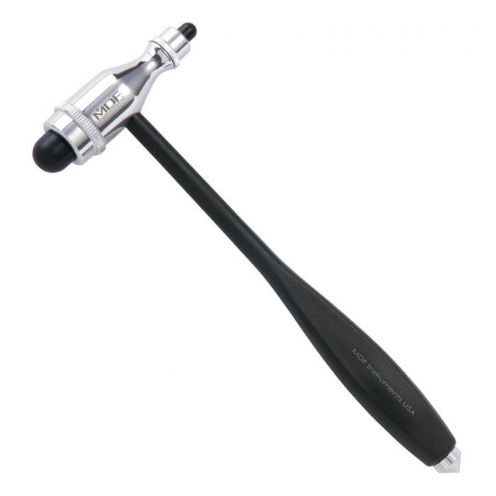MDF Tromner Neurological Reflex Hammer - Light - HDP Handle - Black (MDF555P11)