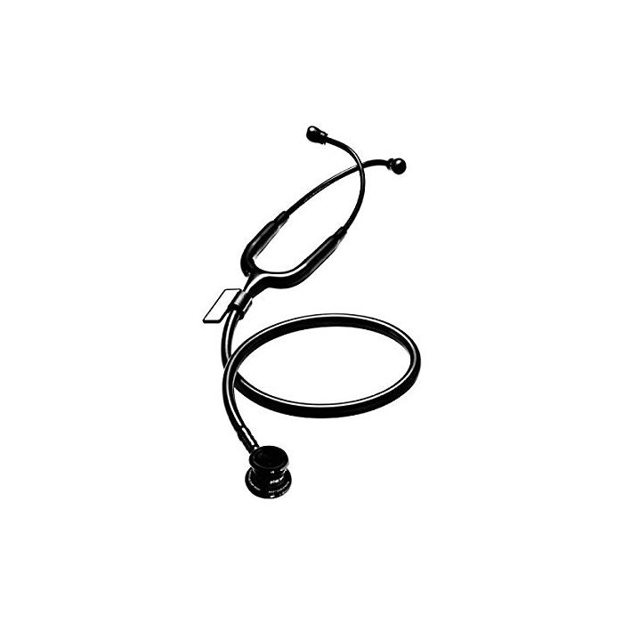 MDF MD One Stainless Steel Premium Dual Head Pediatric Stethoscope- Black (Black Out) (MDF777CBO)