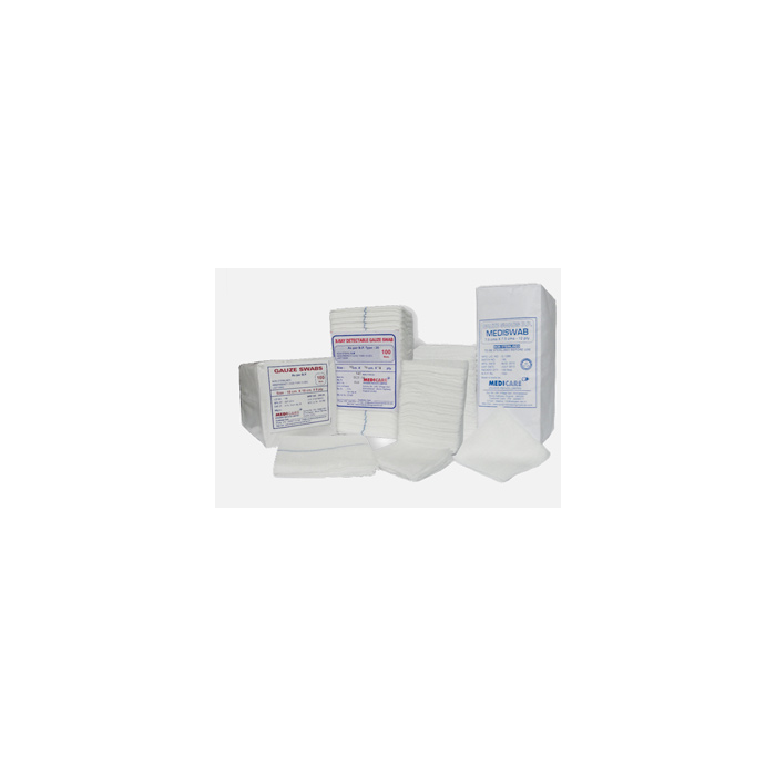 Medica Gauze Swab Non-Sterile 10cmx10cmx12 ply (Box of 100)