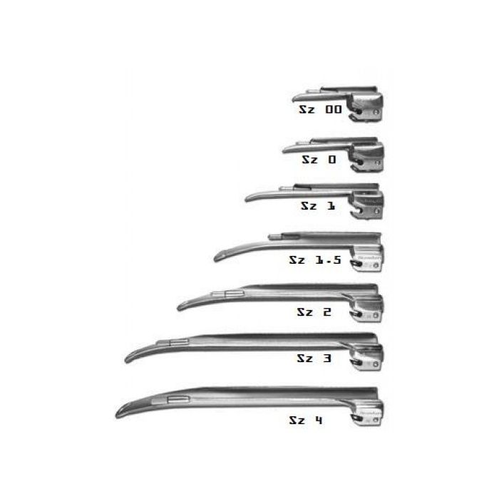 Laryngoscope Spare Miller Blades (Conventional Type)