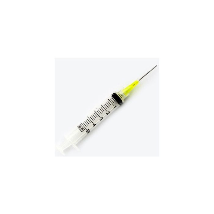 BD Disc Syringe with Needle 5ml (Box of 100)