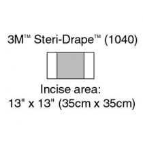 3M Steri-Drape Incise Drapes 1040