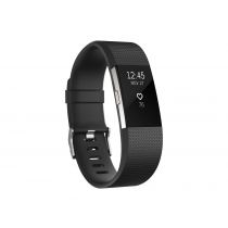 Fitbit Charge 2 Wireless Activity Tracker and Sleep Wristband (Large, Black/Silver)(RD)