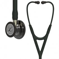 Littmann Cardiology IV Diagnostic Stethoscope, High Polish Smoke-Finish Chestpiece, Black Tube,  Champagne Stem and Black Headset, 27 inch, 6204