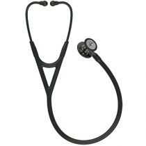 Littmann Cardiology IV Diagnostic Stethoscope, High Polish Smoke-Finish Chestpiece, Black Tube,  Champagne Stem and Black Headset, 27 inch, 6204