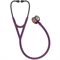 Littmann Cardiology IV Diagnostic Stethoscope, Rainbow-Finish Chestpiece, Plum Tube, Violet Stem and Black Headset, 27 inch, 6205
