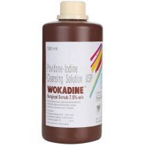 Wokadine Scrub 7.5% 500ml, Each
