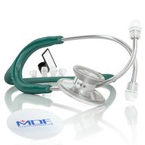 MDF Acoustica Lightweight Dual Head Stethoscope- Aqua Green (MDF747XP09)