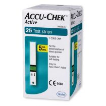Accu chek Active Test strips (25) & Terumo Insulin Pen Needle (15 + Free 5 Needles) COMBO