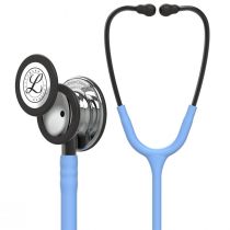 Littmann Classic III Stethoscope: Mirror Chestpiece, Ceil Blue Tube, Smoke Stem and Smoke Headset, 27 inch, 5959