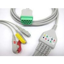 GE Button-Type ECG Cable