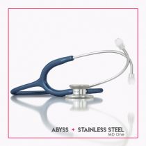 MDF MD One Stainless Steel Dual Head Stethoscope- Navy Blue (Abyss) (MDF77704)
