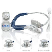 MDF MD One Epoch Titanium Stethoscope- Navy Blue (Abyss) (MDF777DT04)