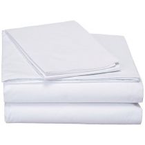Bedsheet (White Poly Cotton Mix ) 58'' X 90''(WN)