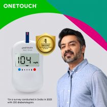OneTouch Select Test Strips | Pack of 100 Strips with 100 OneTouch Ultrasoft Lancets | Blood Sugar Test Machine Testing Strips | Global Iconic Brand | For use with OneTouch Select Simple Glucometer
