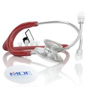 MDF Acoustica Lightweight Dual Head Stethoscope- Burgundy (MDF747XP17)