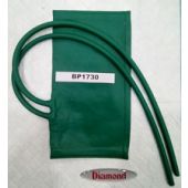 Diamond Rubber Bag Adult 2 Tube -Green (BP1730)