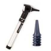 Welch Allyn Clinic Pocket Fiber Optic Otoscope with metal handle