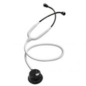 MDF Acoustica Lightweight Dual Head Stethoscope- Black and White (MDF747XPB29)