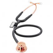 MDF MD One Stainless Steel Premium Dual Head Stethoscope - Rose Gold Black (MDF777RG11)