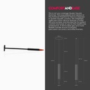 MDF Queen Square Neurological Reflex Hammer - Black (MDF54511)