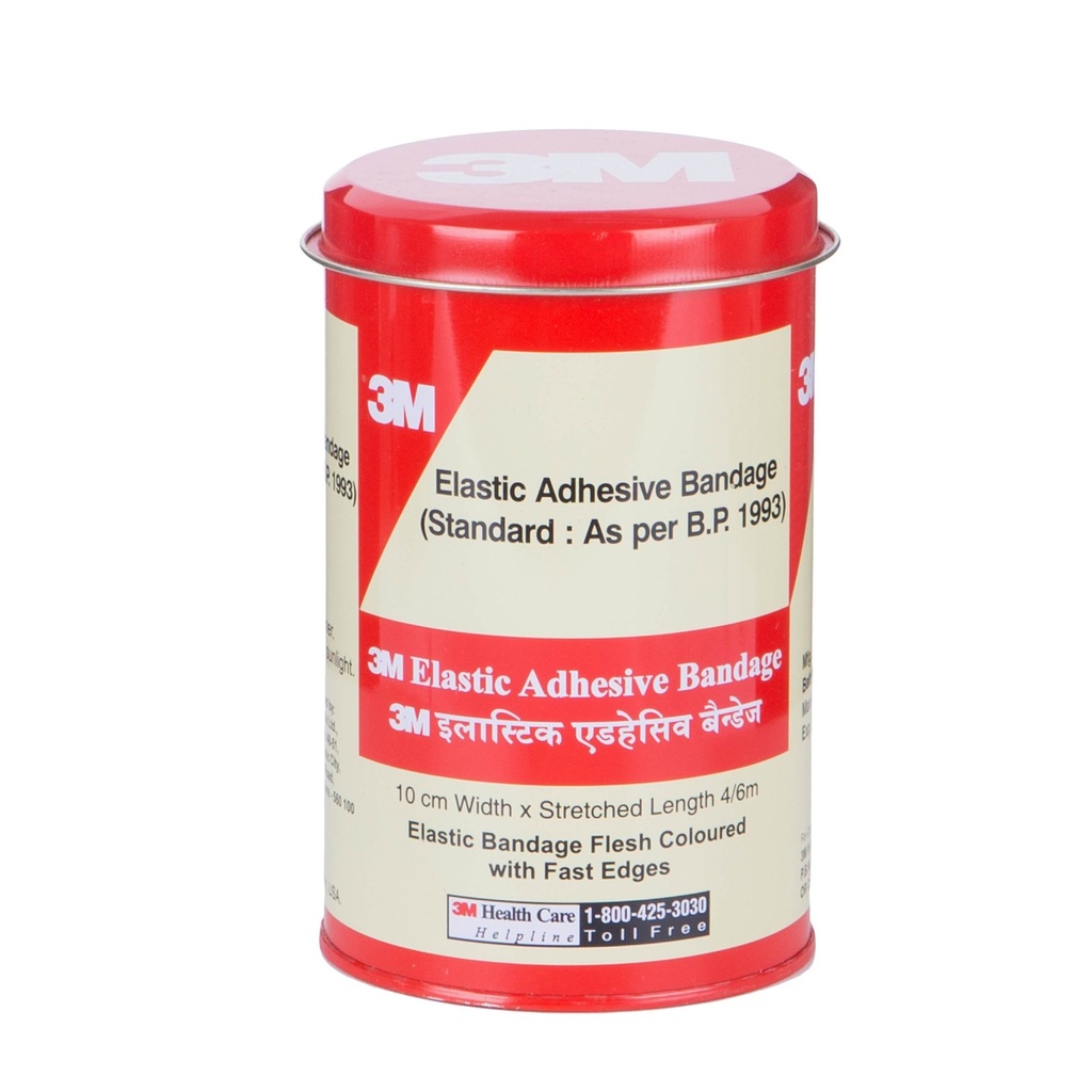 3M Elastic Adhesive Bandage 10cm x 4/6m