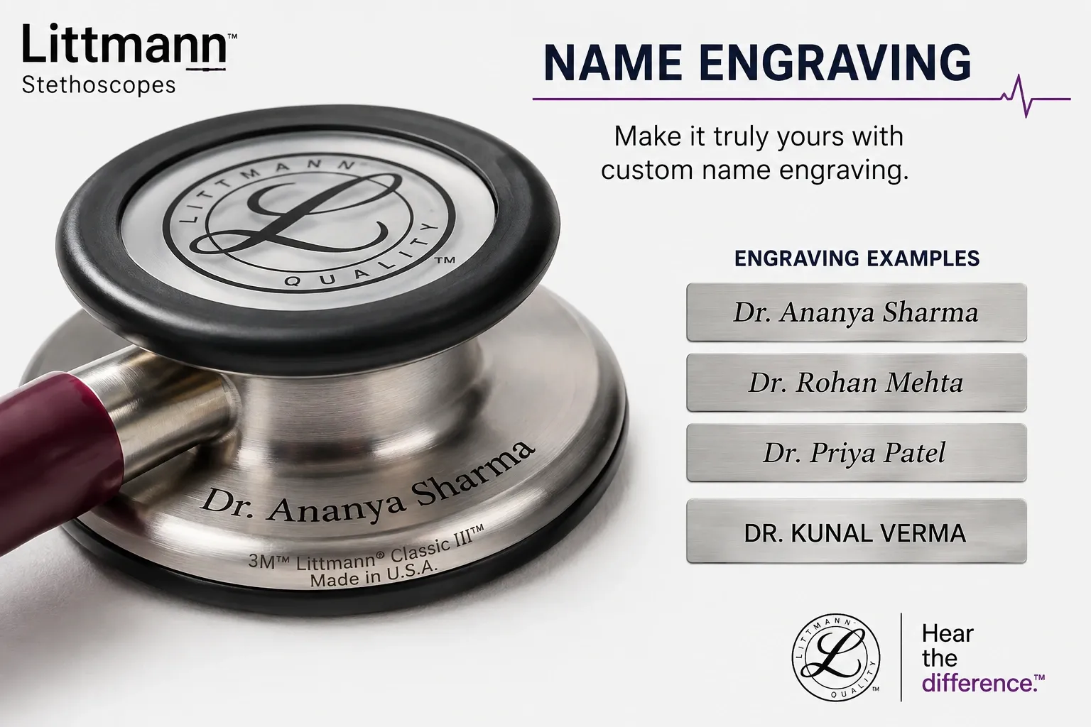 [LITT_ENGRAVING] Engrave my Existing Littmann