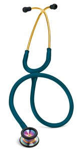 [LITT_2153]  Littmann Classic II Paediatric Stethoscope 2153, Rainbow-Finish Chestpiece, Caribbean Blue Tube