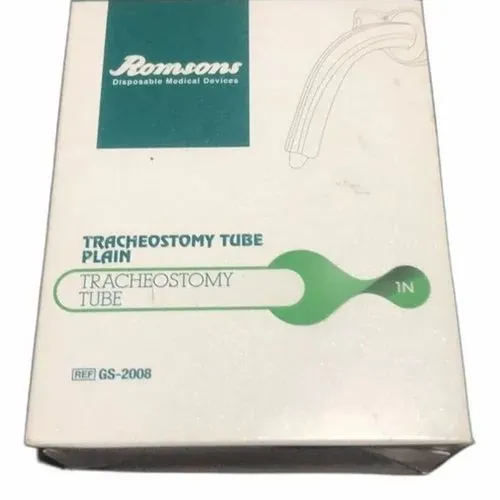 Romsons Tracheostomy Tube (Plain) 9.0MM, Box of 10