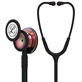 Littmann Stethoscope Classic III: Black w/ Rainbow Chest-Piece 5870