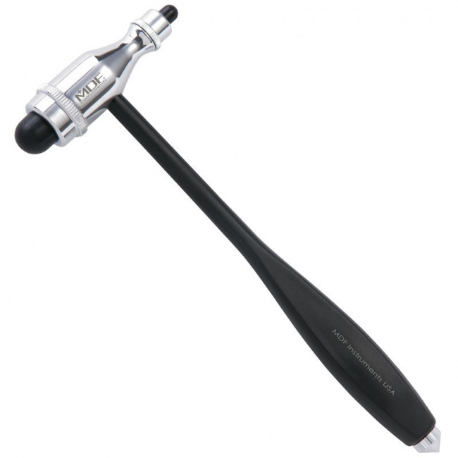 [MDF_HAMMER_MDF555P11] MDF Tromner Neurological Reflex Hammer - Light - HDP Handle - Black (MDF555P11)