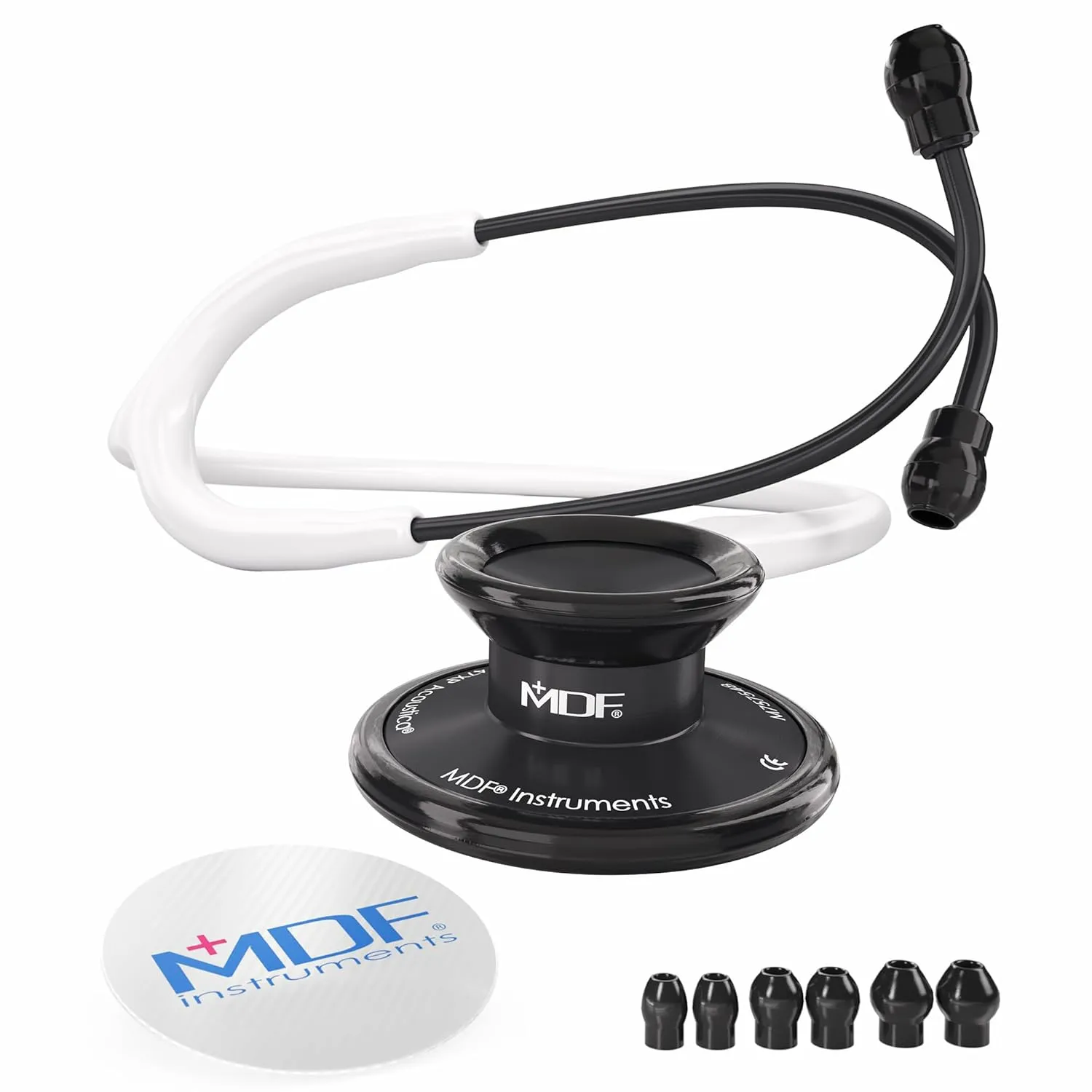 [MDF_STETH_MDF747XPBO29] MDF Acoustica Stethoscope - Black & White (MDF747XPBO29)