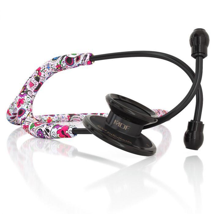 [MDF_STETH_MDF777CSK] MDF MD One Stainless Steel Stethoscope Pediatric- Limited Edition MPrints - Sugar Skull (MDF777CSK)