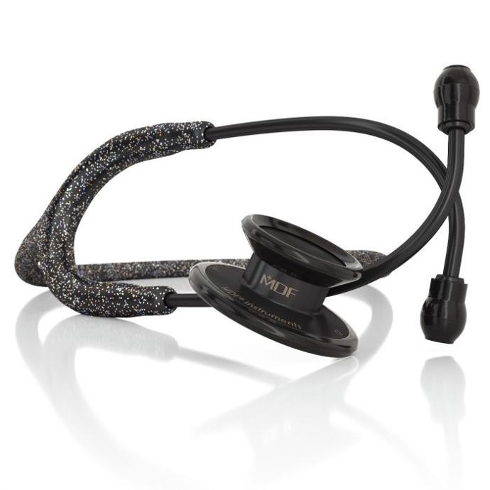 [MDF_STETH_MDF777GLBO] MDF MD One Stethoscope - Limited Edition MPrints - Blackout Glitter (MDF777GLBO)