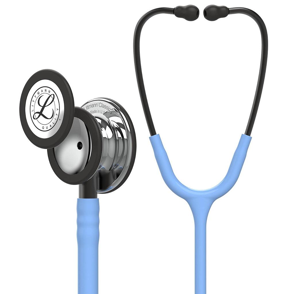 [LITT_5959] Littmann Classic III Stethoscope: Mirror Chestpiece, Ceil Blue Tube, Smoke Stem and Smoke Headset, 27 inch, 5959