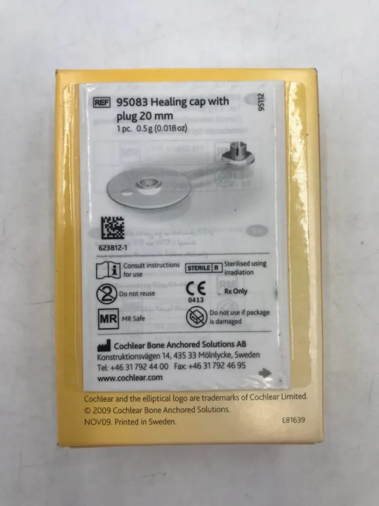 Cochlear Healing Cap With Plug Dia 20Mm, 95083 