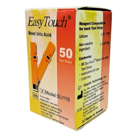 [EasyTouch_Uricacid_Test_strips] EasyTouch Uric Acid Test Strips (Box of 50)  
