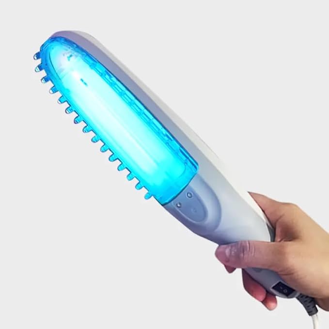 UVThera 311nm UVB Wand— Comb-Style Phototherapy Lamp for Vitiligo & Psoriasis | 48cm² Wide Coverage, OLED Digital Timer, Home Use