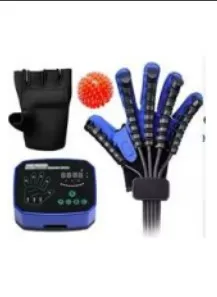 [Colmed_Robot_Gloves_Blue_L_L] Colmed Rehabilitation Robot Training Device With Gloves Blue- Left, Large